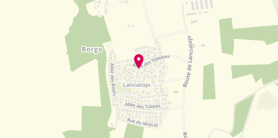 Plan de Casabianca Angeline, Lotissement Lanciatojo 102 Allée Lys, 20290 Borgo