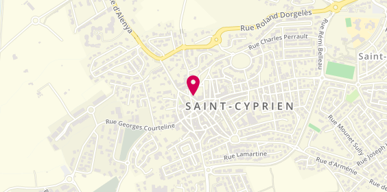 Plan de Cyprie & Co, 27 avenue du Roussillon, 66750 Saint-Cyprien