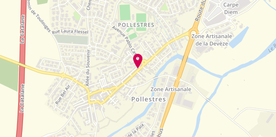 Plan de Audrey coiffure, 23 avenue du Roussillon, 66450 Pollestres