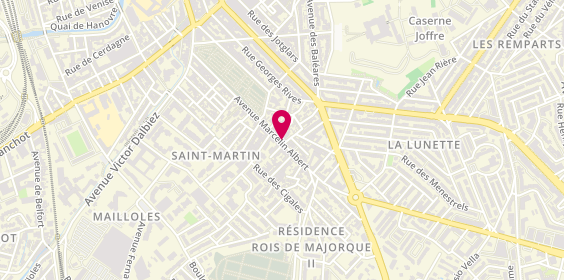 Plan de Marciano's, 15 avenue Marcelin Albert, 66000 Perpignan