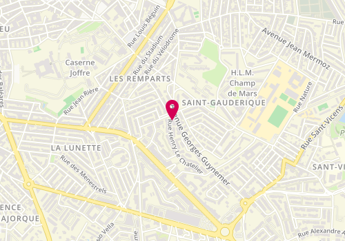 Plan de La Coiffure By Mag, 60 avenue Georges Guynemer, 66100 Perpignan
