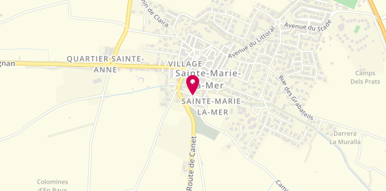 Plan de Barber Shop, 19 Rue des Villas, 66470 Sainte-Marie-la-Mer