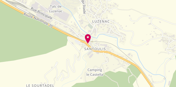 Plan de BILERI Guillaume Coiffeur Mixte, 4 Route Nationale, 09250 Luzenac