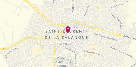 Plan de Generations Coiff, 1 Rue Arago, 66250 Saint-Laurent-de-la-Salanque