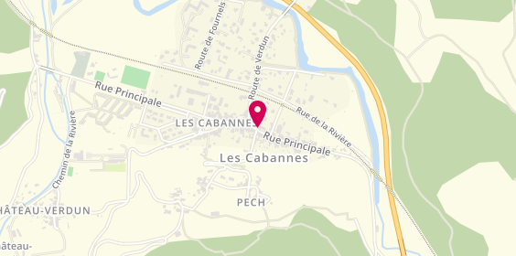 Plan de J D Coiffure, 51 Rue Principale, 09310 Les Cabannes
