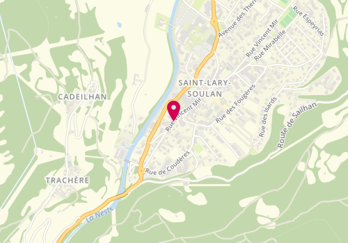 Plan de Jazz'y Coiffure, 5 route de Cap de Long, 65170 Saint-Lary-Soulan