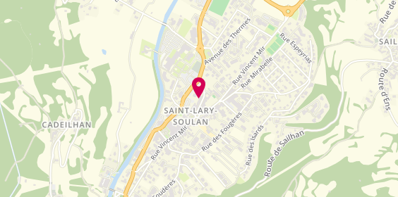 Plan de Boucles d'Aure, Rue de Soulan, 65170 Saint-Lary-Soulan