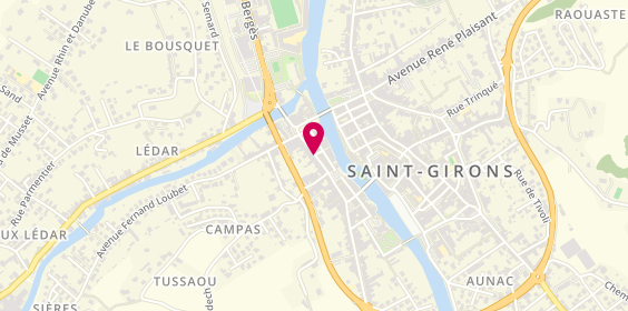 Plan de Passion Coiffure, 31 Grande Rue Villefranche, 09200 Saint-Girons