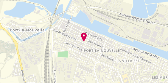 Plan de GAMARRA Isabelle, 279 Boulevard du Monument Aux Morts, 11210 Port-la-Nouvelle