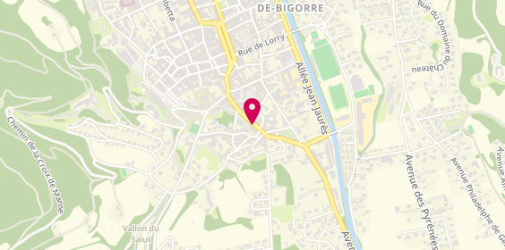Plan de Le Carré Coiffure, 9 Rue des Pyrenees, 65200 Bagnères-de-Bigorre