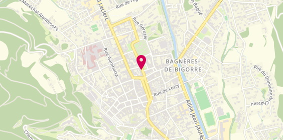 Plan de FERNANDEZ Alexandra, 7 Rue Pasteur, 65200 Bagnères-de-Bigorre