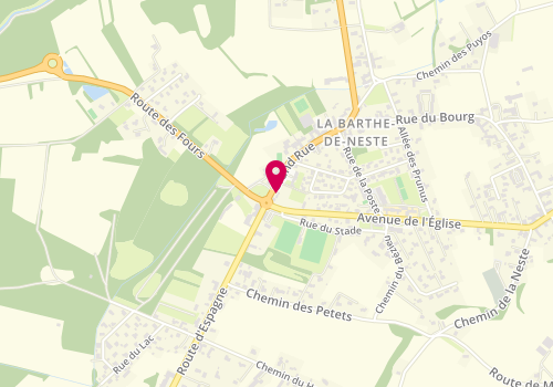 Plan de L'Atelier Coiffure, 2 Grande Rue, 65250 La Barthe-de-Neste