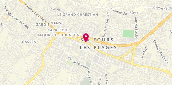 Plan de Philippe Compan, 16 Rue du Chasseur à Pied Auguste Odde, 83140 Six-Fours-les-Plages