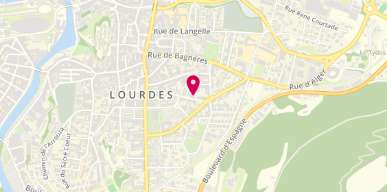 Plan de Crazy Tifs, 25 Av. Du Général Leclerc, 65100 Lourdes