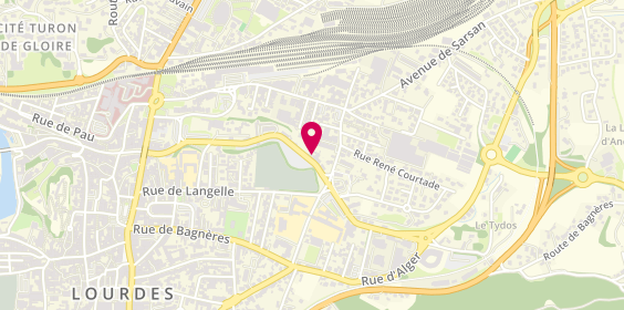 Plan de L'Atelier Coiffure, 23 Boulevard du Lapacca, 65100 Lourdes