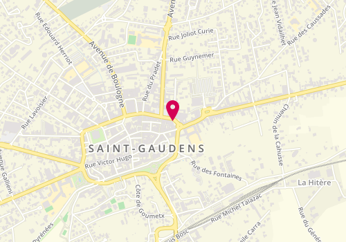 Plan de L'Atelier Coiffure, 4 place du Maréchal Juin, 31800 Saint-Gaudens