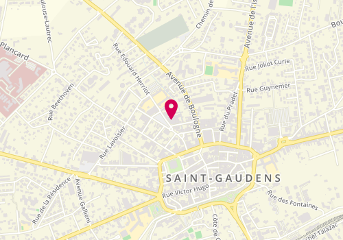 Plan de Badjine Barber Street, 4 place du Pilat, 31800 Saint-Gaudens