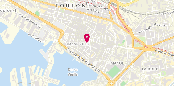 Plan de Espace Libre, 12 Rue Augustin Daumas, 83000 Toulon