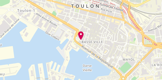 Plan de Chez Nabil, 33 Rue Victor Micholet, 83000 Toulon