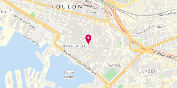 Plan de Coiffure Masculine, 1 Rue Jean Aicard, 83000 Toulon