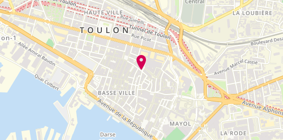 Plan de Nouvelle Tendance, 12 Rue Ferdinand Pelloutier, 83000 Toulon