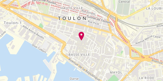 Plan de Chez Hamed, 25 Rue de Pomet, 83000 Toulon