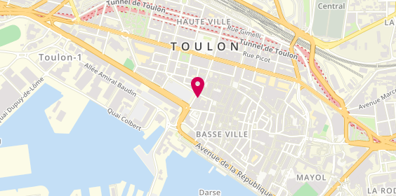 Plan de Barbclub, 10 Rue Anatole France, 83000 Toulon