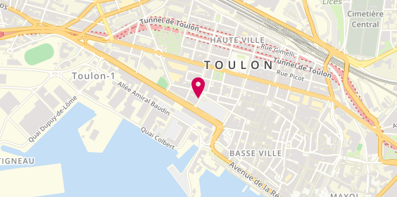 Plan de Sam Figaro Si, 1 Rue Dr Carence - Place Fulcran Suchet, 83000 Toulon
