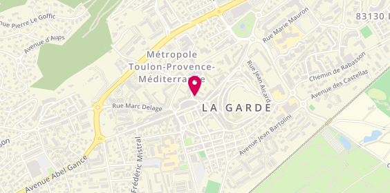 Plan de L'Atelier d'Elodie, 44 Rue Vincent Raspail, 83130 La Garde