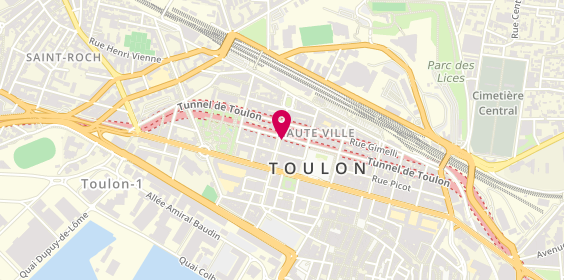 Plan de Jacques Dessange, 104 avenue Vauban, 83000 Toulon