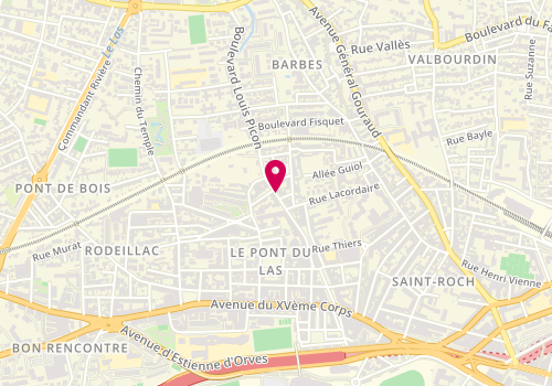 Plan de Bella Coiffure, 266 Boulevard Louis Picon, 83200 Toulon