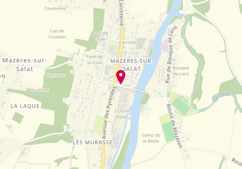 Plan de Celi'tiff, 3 Bis Rue du Stade, 31260 Mazères-sur-Salat