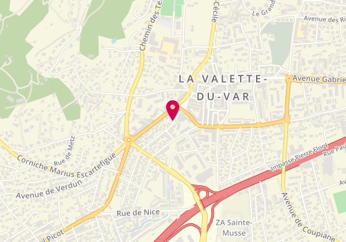 Plan de New Color, 48 avenue Amiral Guepratte, 83160 La Valette-du-Var