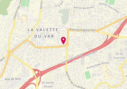 Plan de Sp Coiffure, 275 Boulevard Général Leclerc, 83160 La Valette-du-Var