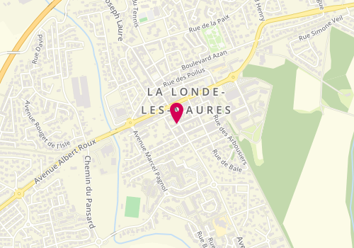 Plan de Art Coiffure, 24 avenue du Général de Gaulle, 83250 La Londe-les-Maures