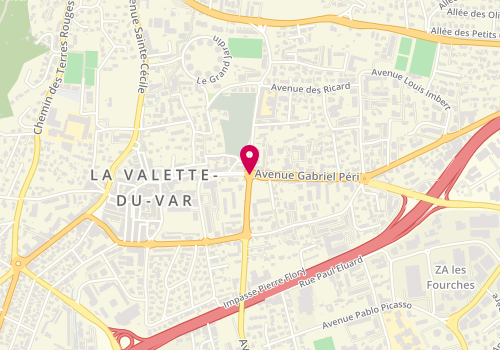Plan de LOY Sandrine, Avenue Paul Valery la Desirade Bâtiment A, 83160 La Valette-du-Var