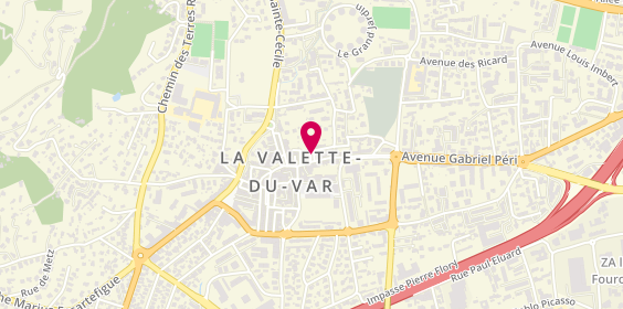 Plan de Eva Coiffure, 1 Rue de Lorraine, 83160 La Valette-du-Var