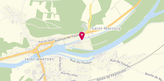 Plan de Atelier Coiffures, 32 Avenue des Pyrenees, 31360 Saint-Martory