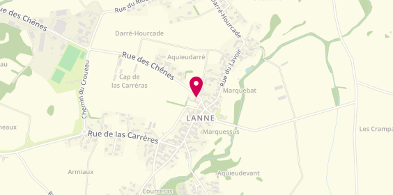 Plan de Laetitia Coif, 2 place des Batteres, 65380 Lanne