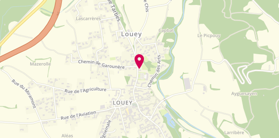 Plan de Studio Coiffure, 14 Route de Tarbes, 65290 Louey