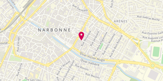 Plan de Le Salon de Lison, 10 Rue Paul Louis Courier, 11100 Narbonne