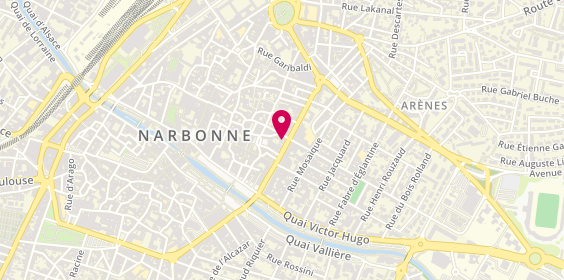 Plan de Lucie Saint Flo Coiffure, 21 Boulevard Gambetta, 11100 Narbonne