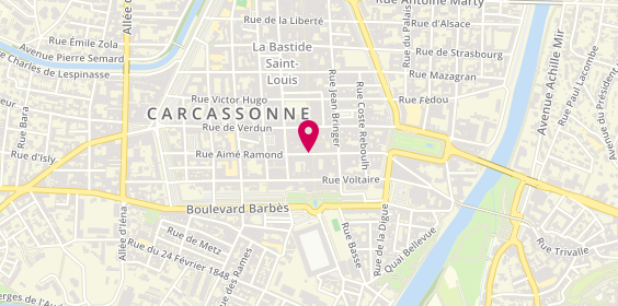 Plan de Franck Provost, 27 Rue Courtejaire, 11000 Carcassonne