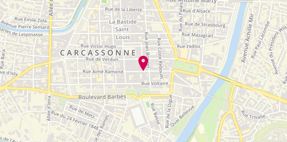 Plan de L.C Coiffure, 35 Rue Aime Ramond, 11000 Carcassonne