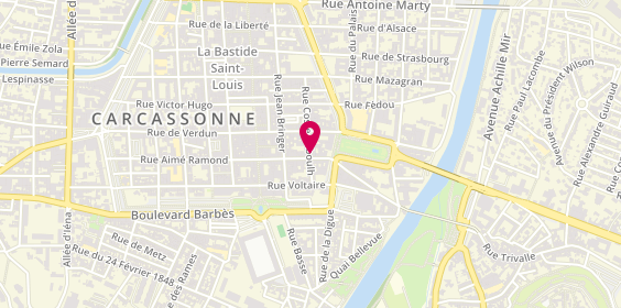 Plan de Meches & Nuances, 10 Rue Aimé Ramond, 11000 Carcassonne