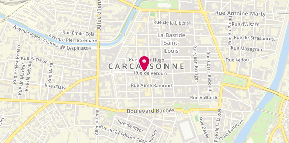 Plan de Laurent Création | Salon de coiffure à Carcassonne, 88 Rue de Verdun, 11000 Carcassonne