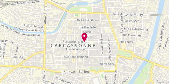 Plan de Kam's Coiffure, 7 Rue Victor Hugo, 11000 Carcassonne