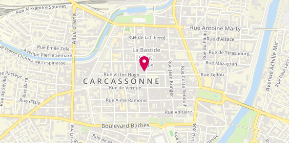 Plan de Marie Ongle, 3 Rue Armagnac, 11000 Carcassonne