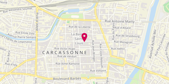Plan de Michèle Cazaux, 31 Rue de la République, 11000 Carcassonne