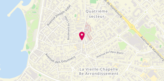 Plan de L'Atelier du Cheveu, 117 Boulevard du Sablier, 13008 Marseille